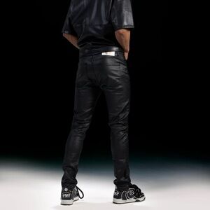 Waimea Black Stacked Fit Skinny Jeans